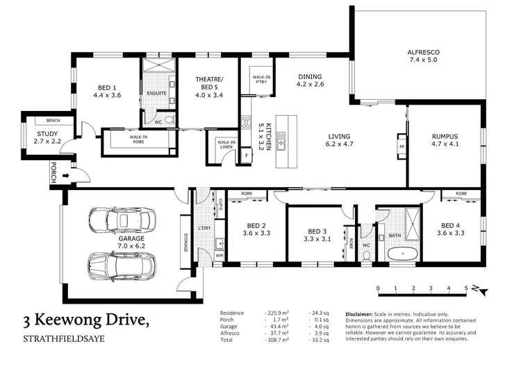Floorplan of Homely house listing, 3 Keewong Drive, Strathfieldsaye VIC 3551