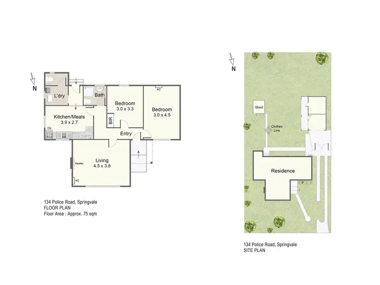Floorplan of Homely house listing, 134 Police Road, Springvale VIC 3171