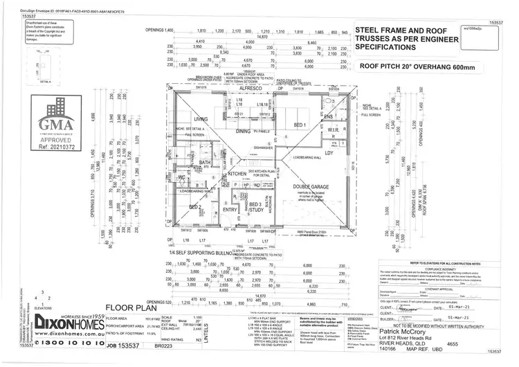 Floorplan of Homely house listing, 812 River Heads Road, River Heads QLD 4655
