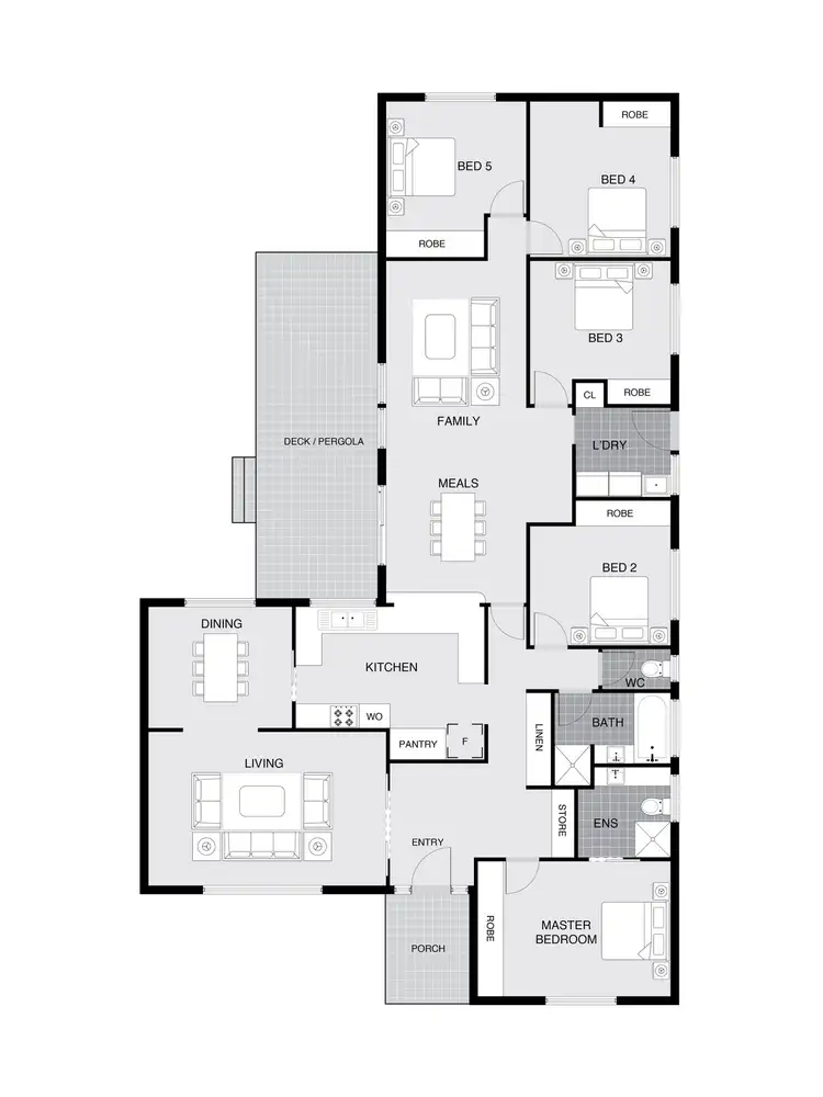 Floorplan of Homely house listing, 61 Barnard Circuit, Florey ACT 2615