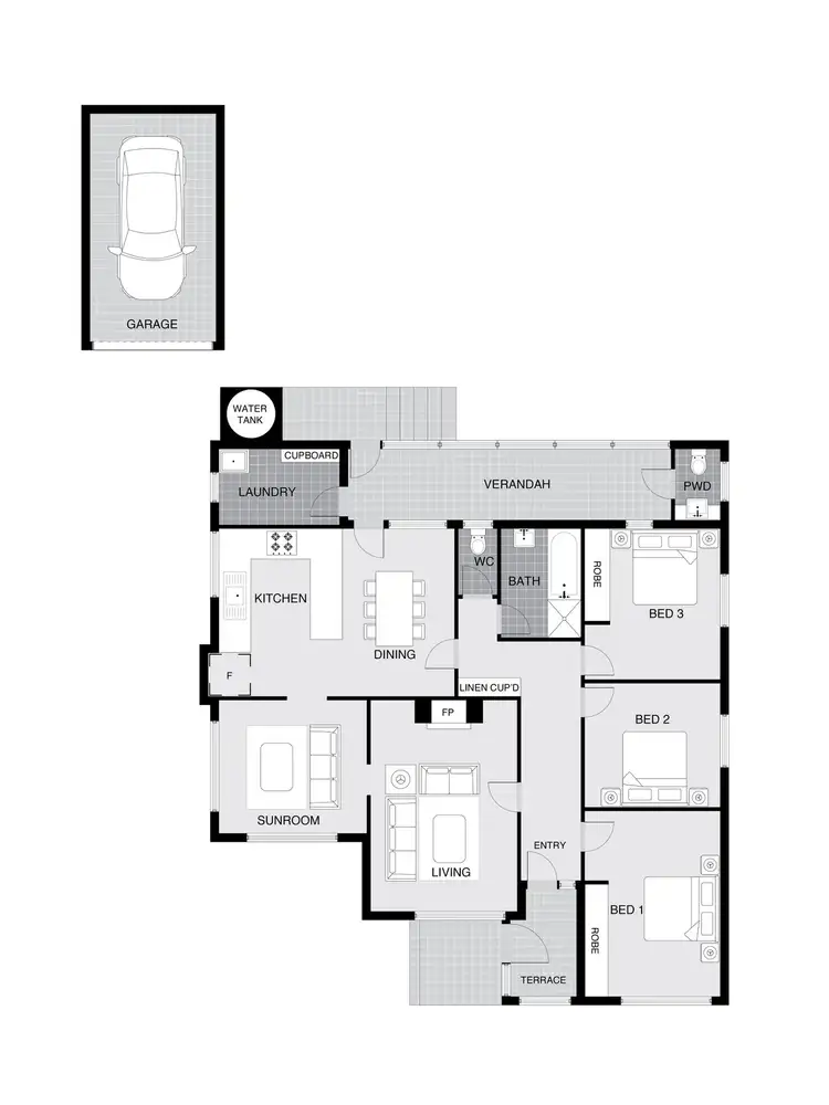 Floorplan of Homely house listing, 15 Faithfull Street, Goulburn NSW 2580