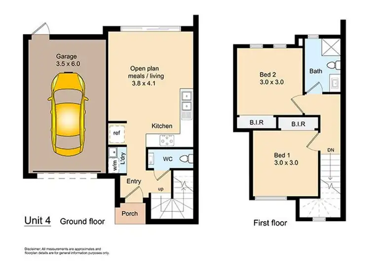 Floorplan of Homely townhouse listing, 4/114 George Street, St Albans VIC 3021