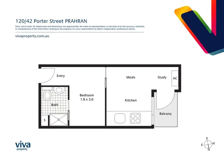 Floorplan of Homely apartment listing, 120/42 Porter Street, Prahran VIC 3181