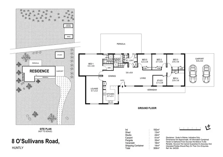 Floorplan of Homely house listing, 8 O'Sullivans Road, Huntly VIC 3551