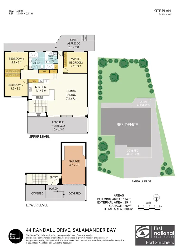 Floorplan of Homely house listing, 44 Randall Drive, Salamander Bay NSW 2317