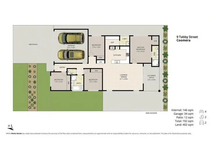 Floorplan of Homely house listing, 9 Tabby Street, Coomera QLD 4209