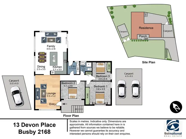 Floorplan of Homely house listing, 13 Devon Place, Busby NSW 2168
