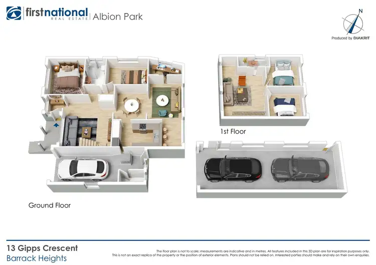 Floorplan of Homely house listing, 13 Gipps Crescent, Barrack Heights NSW 2528