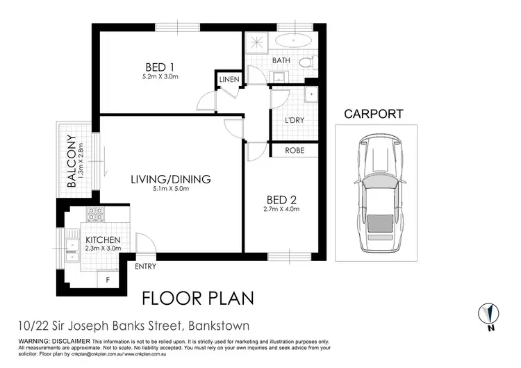 Floorplan of Homely unit listing, 10/22-24 Sir Joseph Banks Street, Bankstown NSW 2200