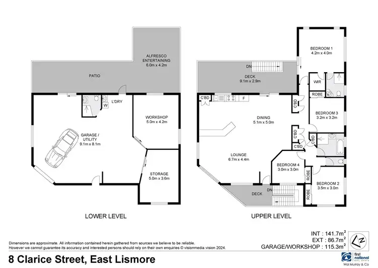 Floorplan of Homely house listing, 8 Clarice Street, East Lismore NSW 2480