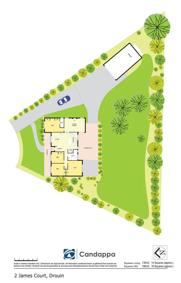 Floorplan of Homely house listing, 2 James Court, Drouin VIC 3818