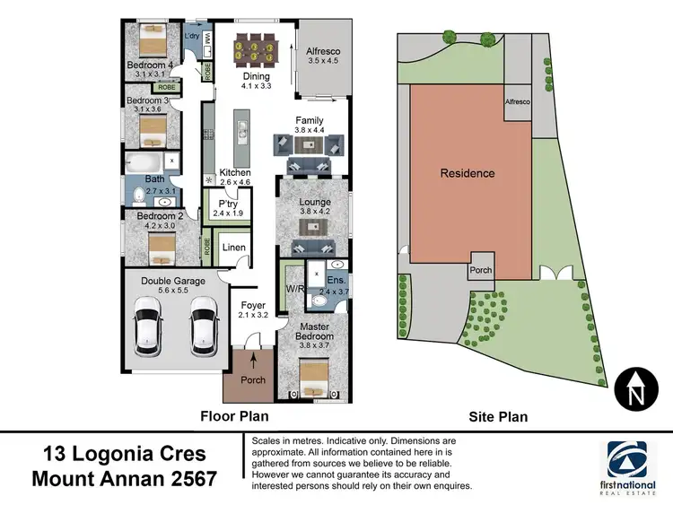 Floorplan of Homely house listing, 13 Logonia Crescent, Mount Annan NSW 2567