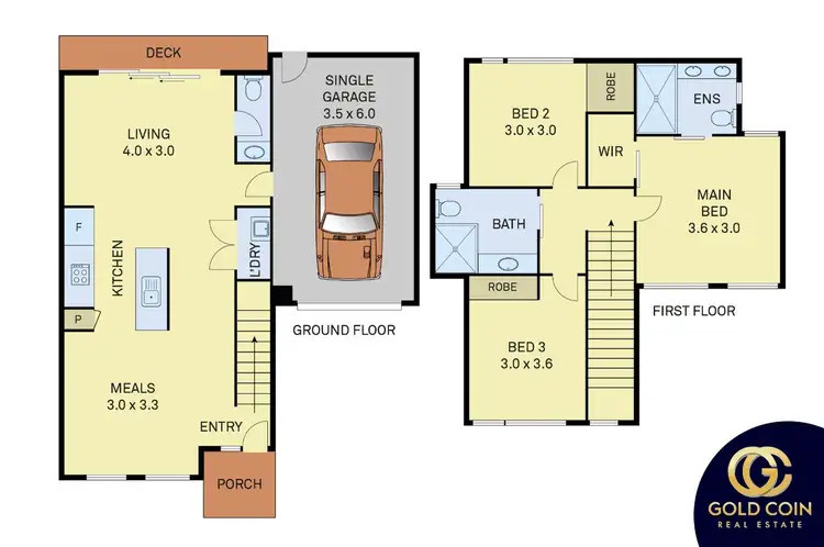 Floorplan of Homely townhouse listing, 17 Spiral Place, Officer VIC 3809
