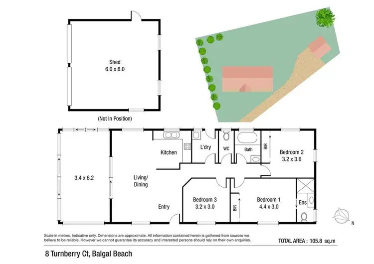 Floorplan of Homely house listing, 8 Turnberry Court, Balgal Beach QLD 4816