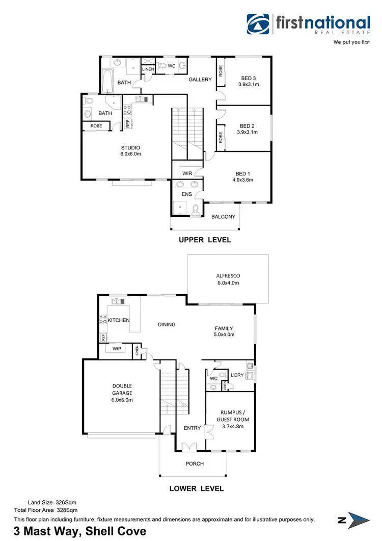 Floorplan of Homely house listing, 3 Mast Way, Shell Cove NSW 2529