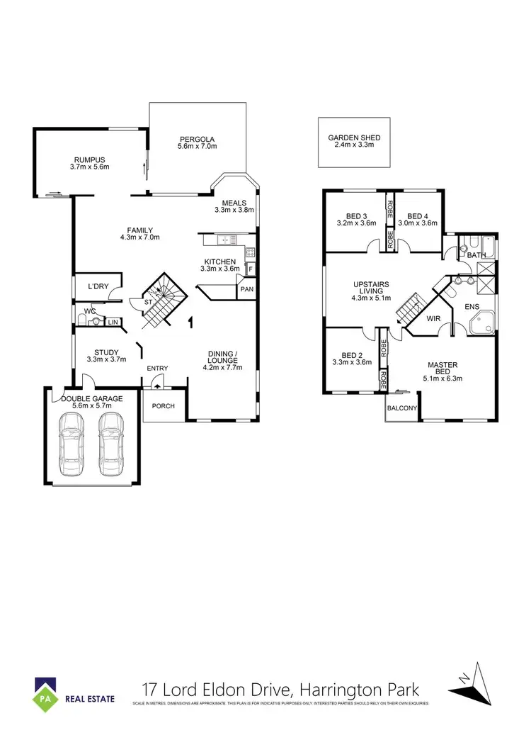 Floorplan of Homely house listing, 17 Lord Eldon Drive, Harrington Park NSW 2567