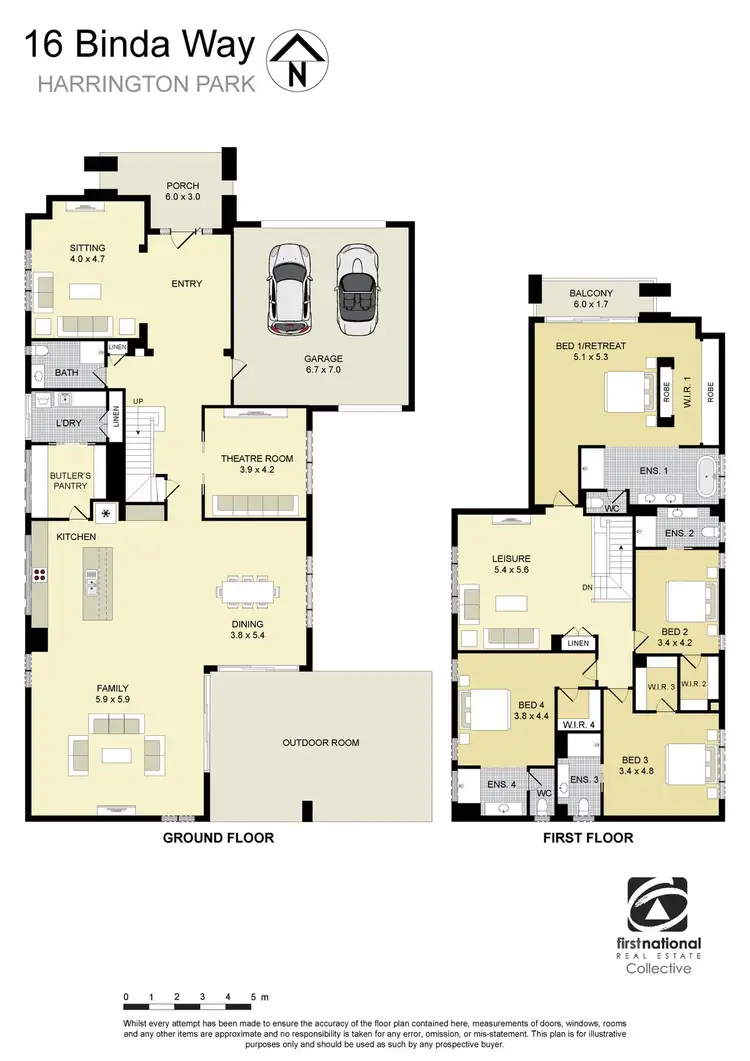 Floorplan of Homely house listing, 16 Binda Way, Harrington Park NSW 2567