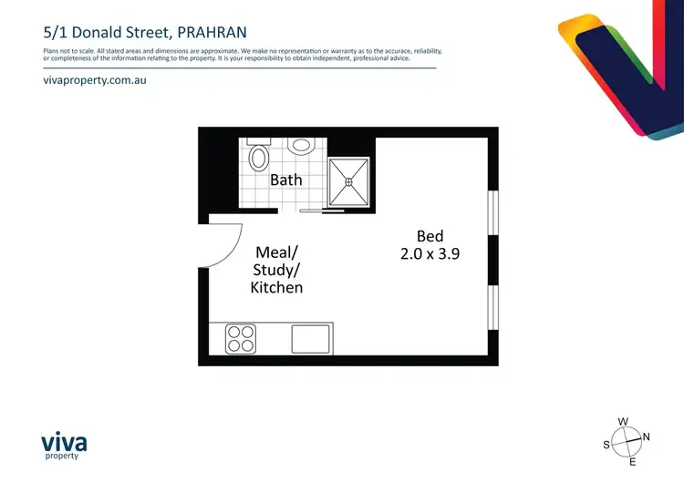 Floorplan of Homely apartment listing, 5/1 Donald Street, Prahran VIC 3181