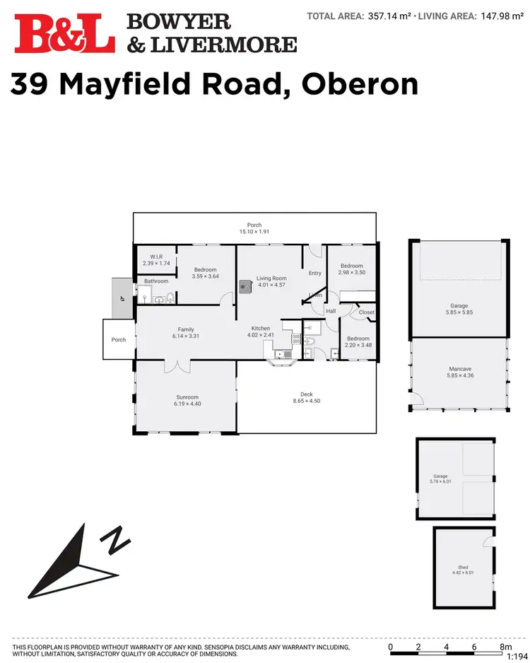 Floorplan of Homely rural property listing, 39 Mayfield Road, Oberon NSW 2787