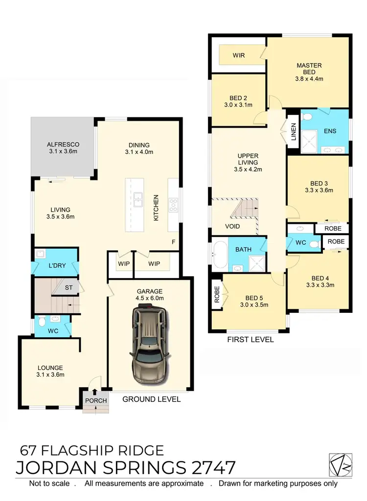Floorplan of Homely house listing, 67 Flagship Ridge, Jordan Springs NSW 2747