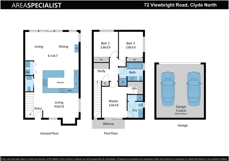 Floorplan of Homely house listing, 72 Viewbright Road, Clyde North VIC 3978