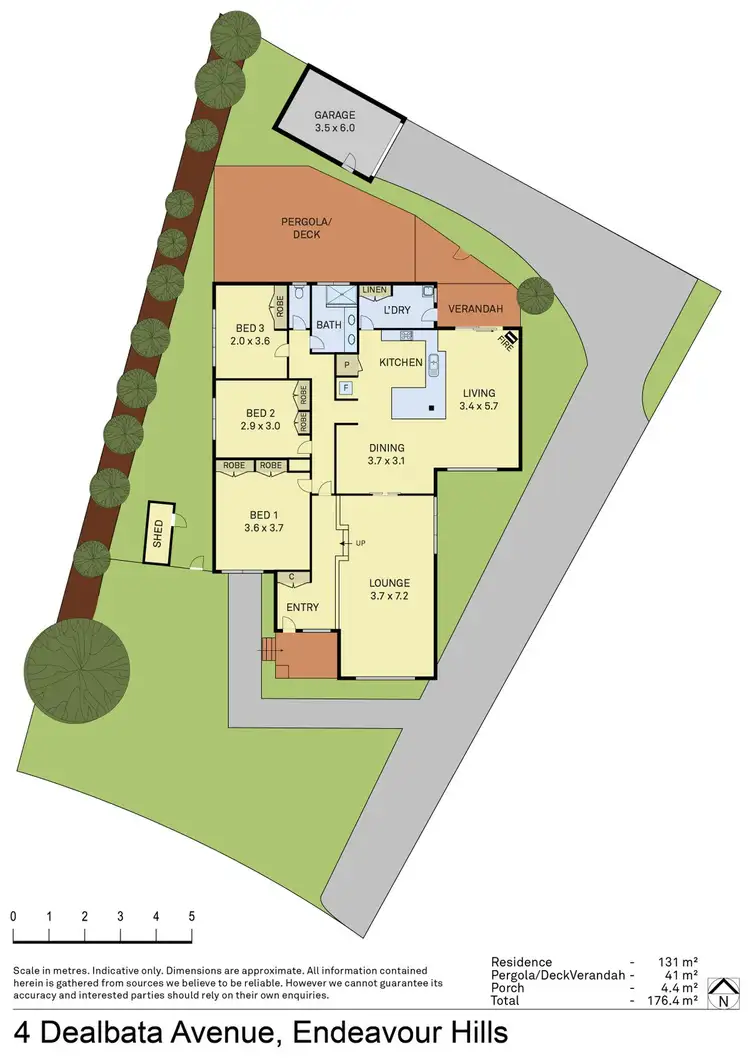 Floorplan of Homely house listing, 4 Dealbata Avenue, Endeavour Hills VIC 3802