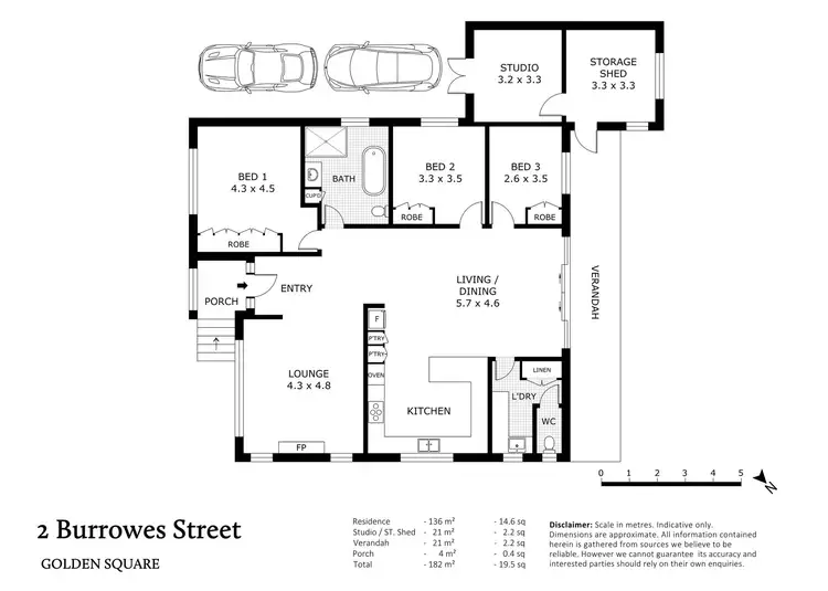Floorplan of Homely other listing, 2 Burrowes Street, Golden Square VIC 3555