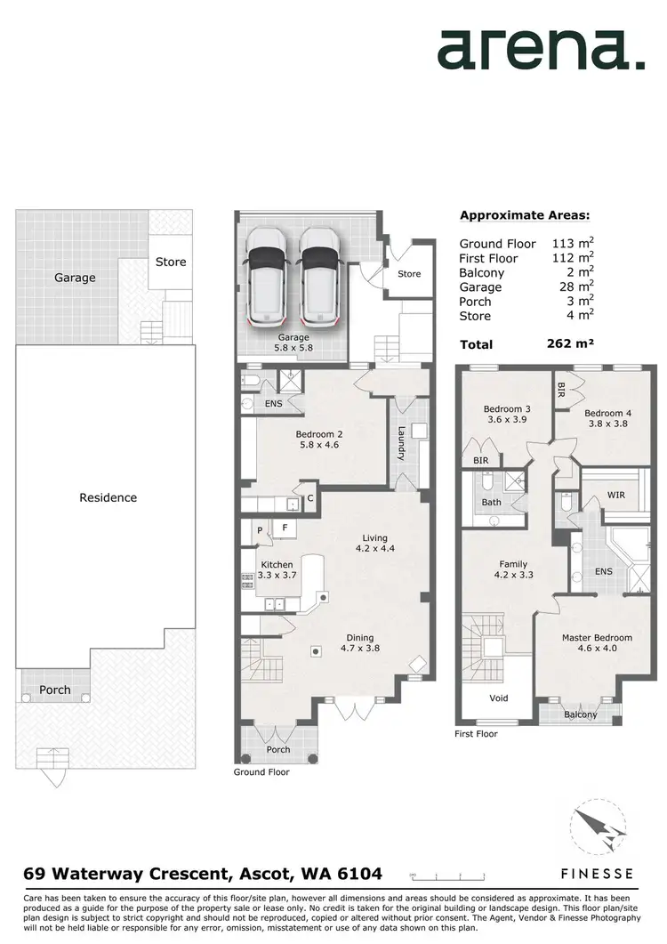Floorplan of Homely house listing, 69 Waterway Crescent, Ascot WA 6104