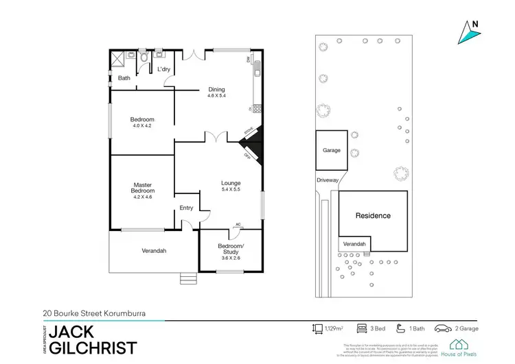 Floorplan of Homely house listing, 20 Bourke Street, Korumburra VIC 3950