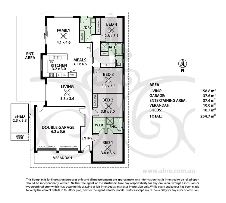 Floorplan of Homely house listing, 33 Rachel Circuit, Nairne SA 5252