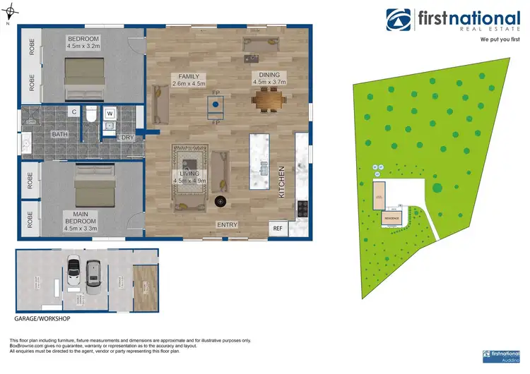 Floorplan of Homely house listing, 98 Acacia Road, Grantville VIC 3984
