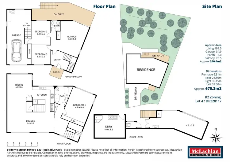 Floorplan of Homely house listing, 64 Berne Street, Bateau Bay NSW 2261