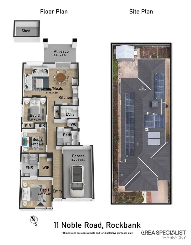 Floorplan of Homely house listing, 11 Noble Road, Rockbank VIC 3335