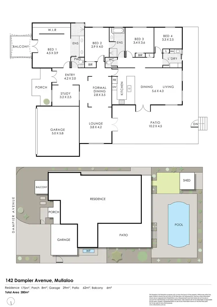 Floorplan of Homely house listing, 142 Dampier Avenue, Mullaloo WA 6027