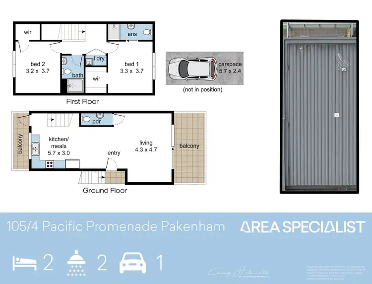 Floorplan of Homely house listing, 105/4 Pacific Promenade, Pakenham VIC 3810
