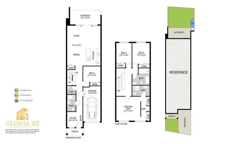 Floorplan of Homely terrace listing, 3/1 Sandown Close, Casula NSW 2170