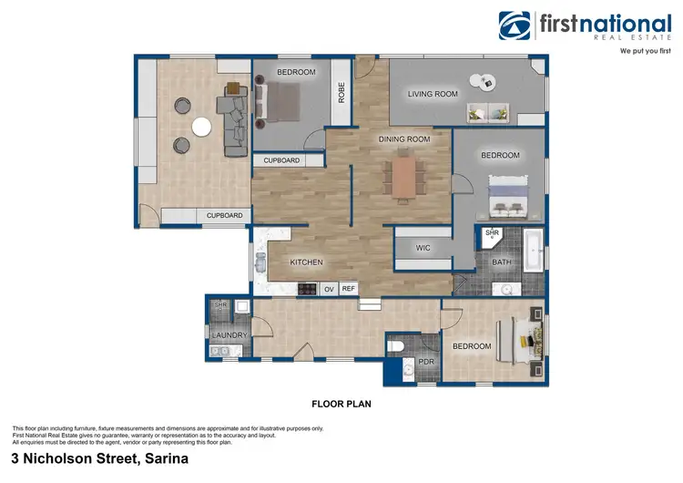 Floorplan of Homely house listing, 3 Nicholson Street, Sarina QLD 4737