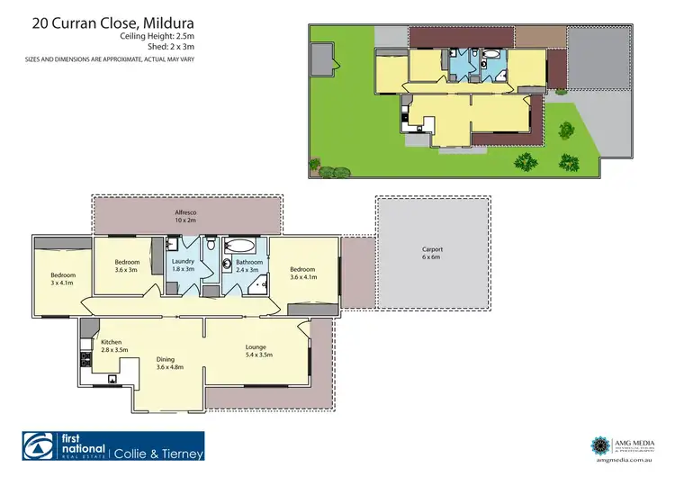 Floorplan of Homely house listing, 20 Curran Close (20/217 Thirteenth Street), Mildura VIC 3500
