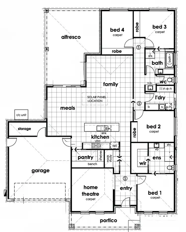 Floorplan of Homely house listing, 10 Bologna Avenue, Irymple VIC 3498