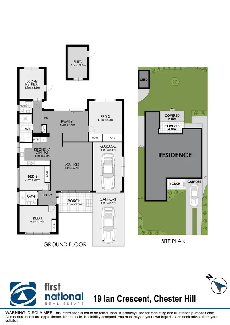 Floorplan of Homely house listing, 19 Ian Crescent, Chester Hill NSW 2162