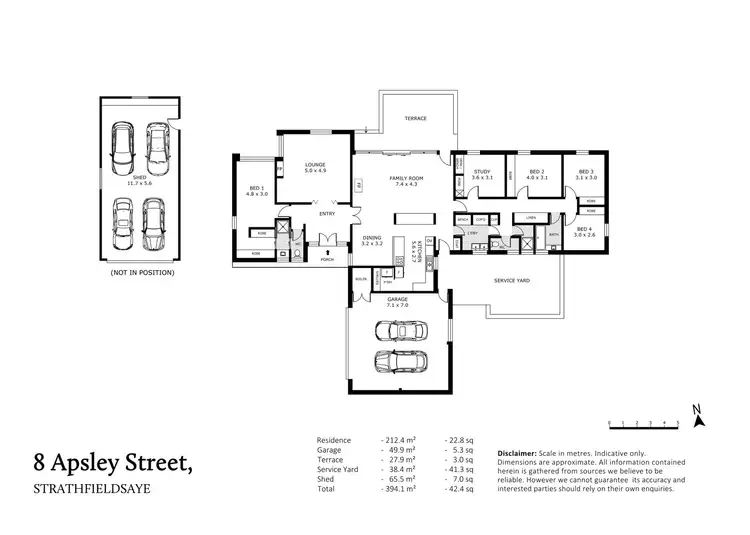 Floorplan of Homely house listing, 8 Apsley Street, Strathfieldsaye VIC 3551