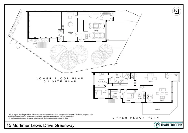 Floorplan of Homely townhouse listing, 15 Mortimer Lewis Drive, Greenway ACT 2900