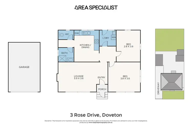 Floorplan of Homely house listing, 3 Rose Drive, Doveton VIC 3177