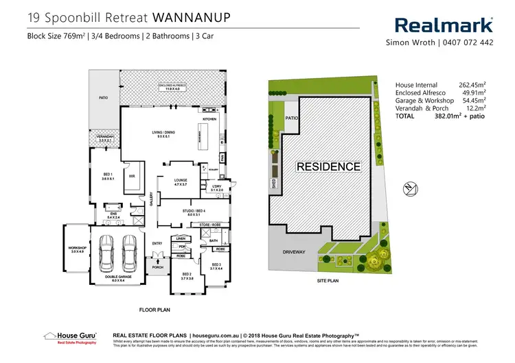 Floorplan of Homely house listing, 19 Spoonbill Retreat, Wannanup WA 6210
