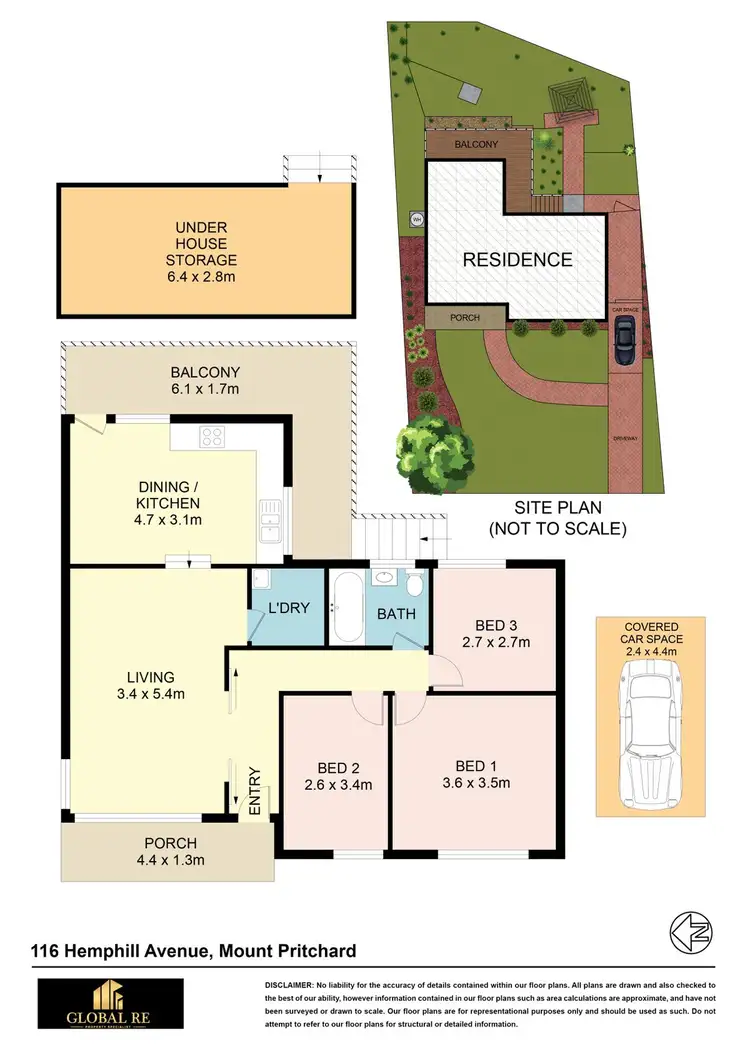 Floorplan of Homely house listing, 116 Hemphill Avenue, Mount Pritchard NSW 2170