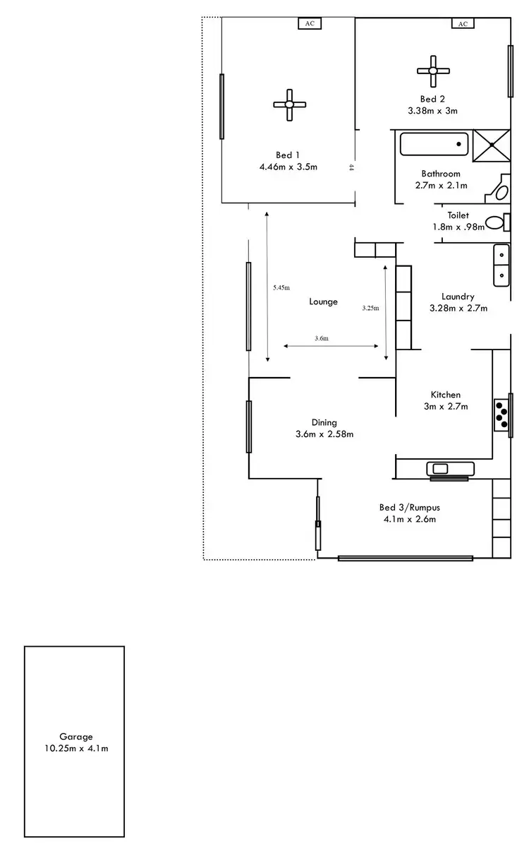 Floorplan of Homely house listing, 2 Bridge Road, Ardrossan SA 5571