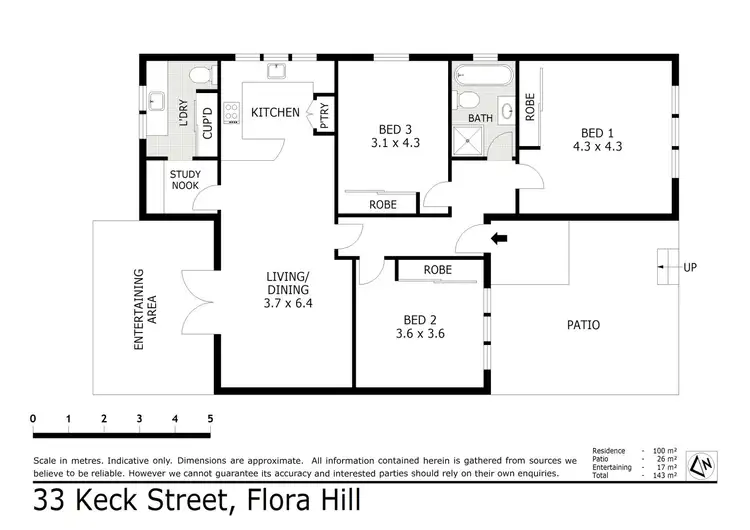 Floorplan of Homely house listing, 33 Keck Street, Flora Hill VIC 3550