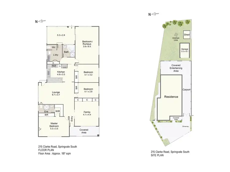 Floorplan of Homely house listing, 215 Clarke Road, Springvale South VIC 3172