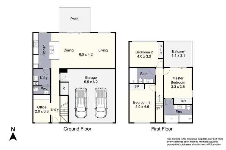 Floorplan of Homely townhouse listing, 11 Evergreen Boulevard, Keysborough VIC 3173