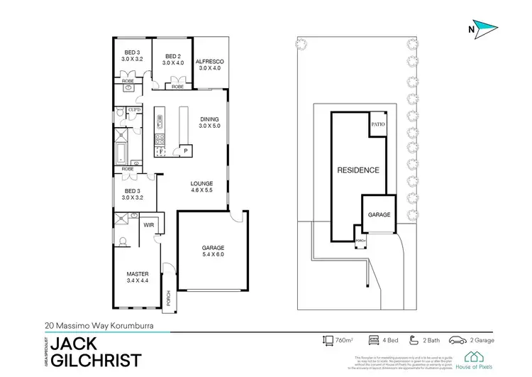 Floorplan of Homely house listing, 20 Massimo Way, Korumburra VIC 3950